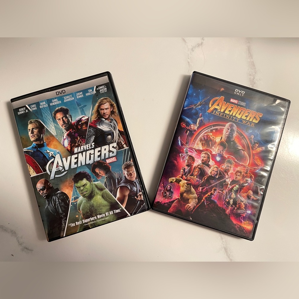 MARVEL Studios AVENGERS DVDs